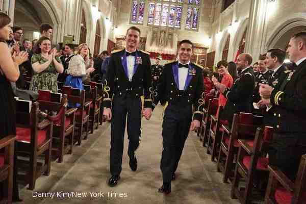 First Active Duty Gay Couple Marries At West Point On